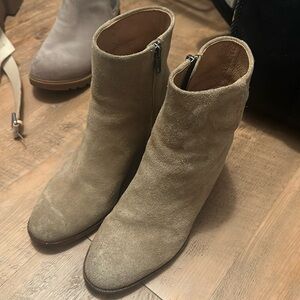 Madewell Suede Leather Boots - 8